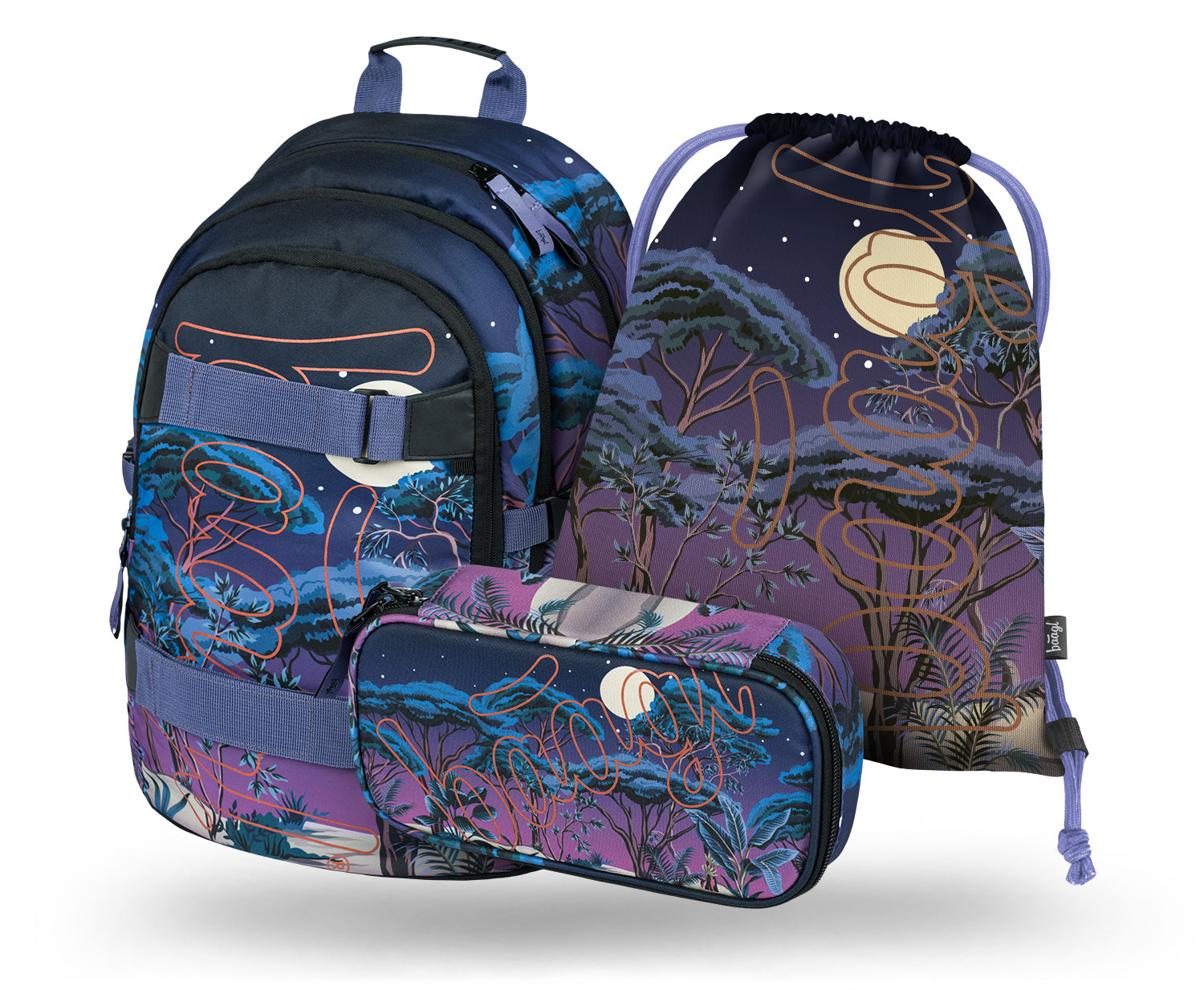 baagl-school-sets-skate-night-ensemble-3-pi-ces image 1