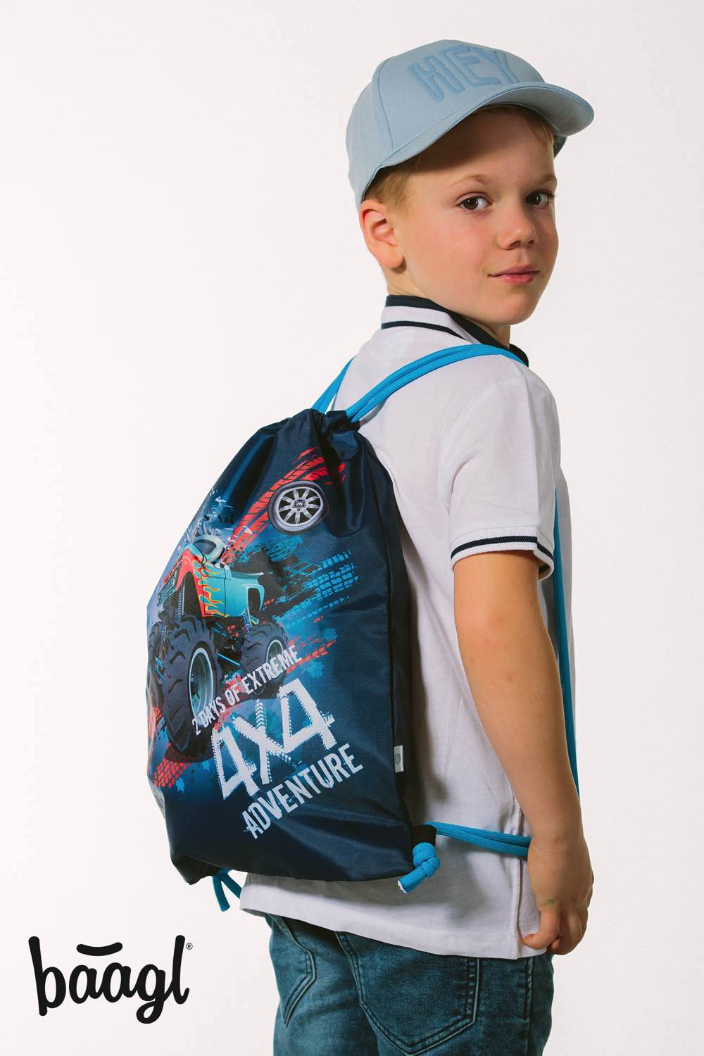 baagl-truck-sac-de-gym-enfant-truck-lavable-cordon image 4