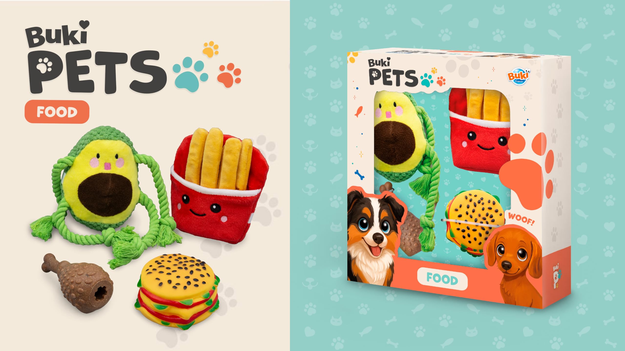 buki-pets-pet002-pack-4-jouets-chien-food-couineurs image 4