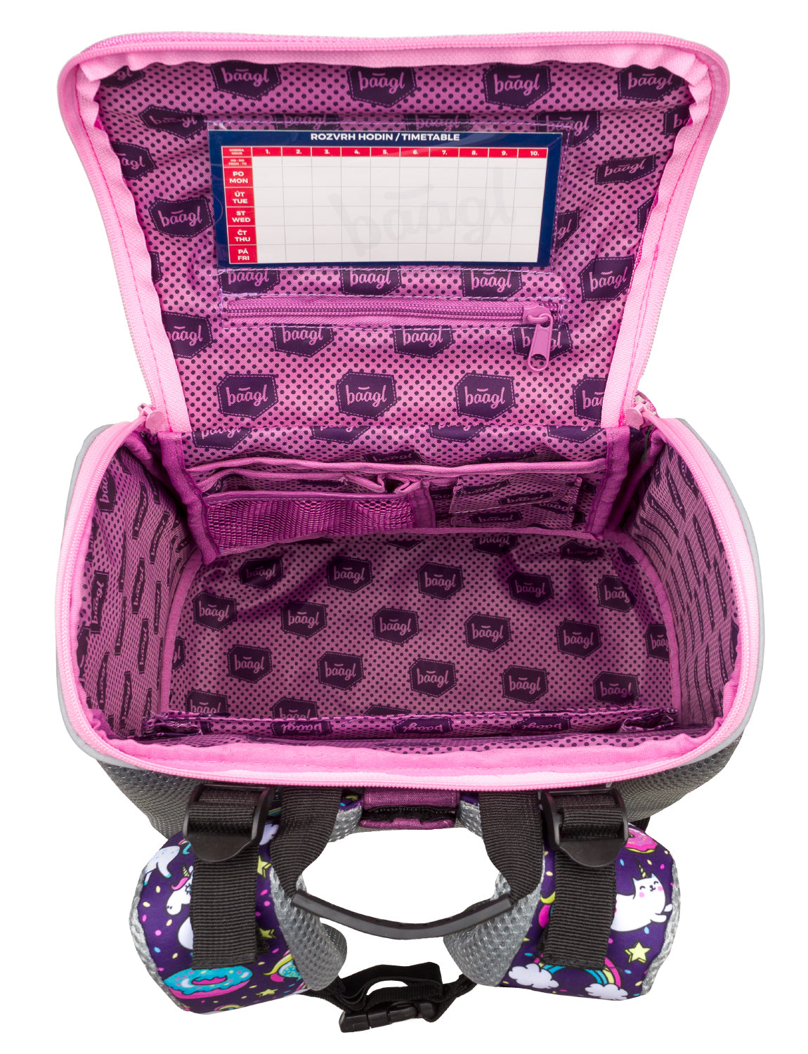 baagl-school-sets-zippy-unicorn-iii-cartable-licorne-5-pi-ces image 6