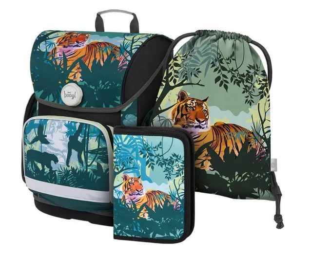 baagl-ergo-tiger-cartable-scolaire-set-3-pi-ces-tigre image 1