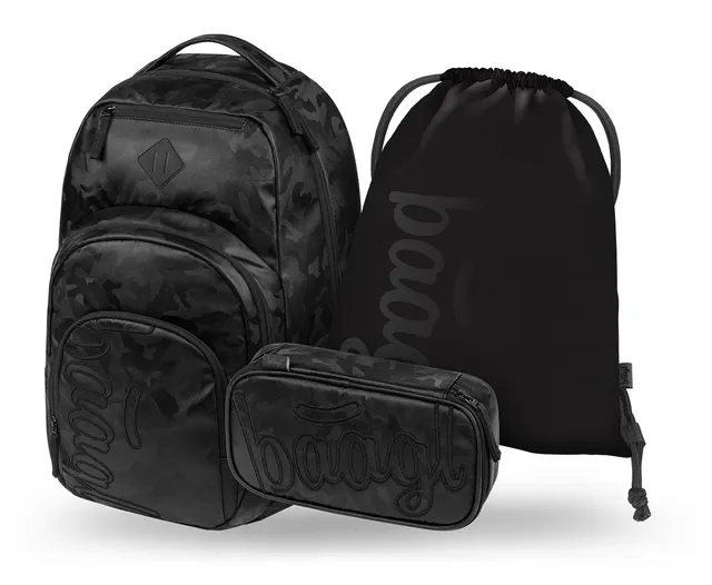baagl-coolmate-onyx-set-scolaire-35-l-17-pouces-3-pi-ces image 1