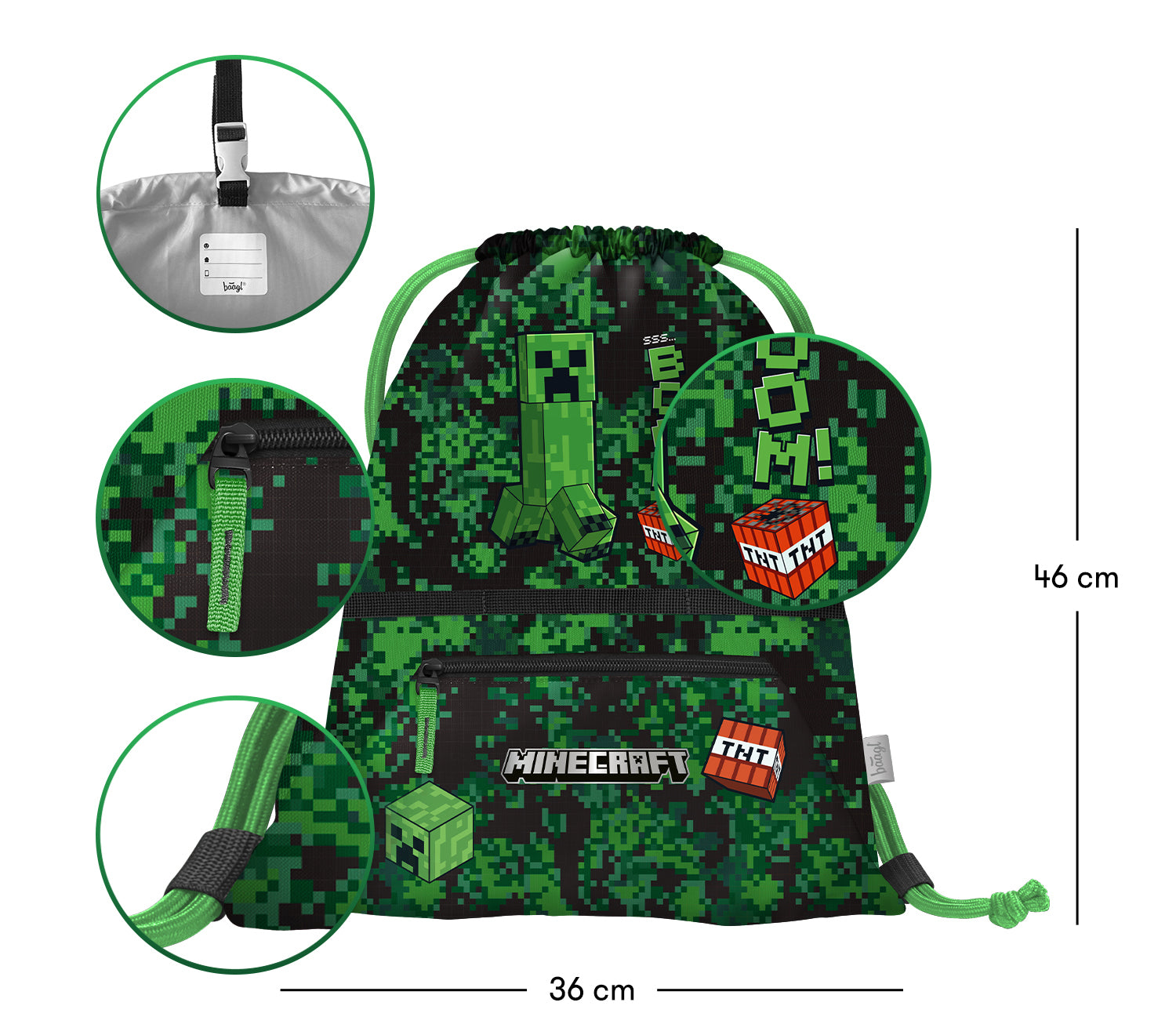 baagl-minecraft-boom-sac-gym-poche-zipp-e-gar-on image 3