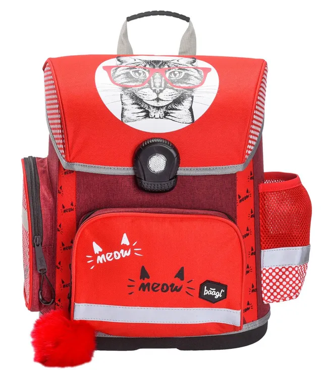 baagl-classic-cat-cartable-fille-18-l-ergonomique image 1