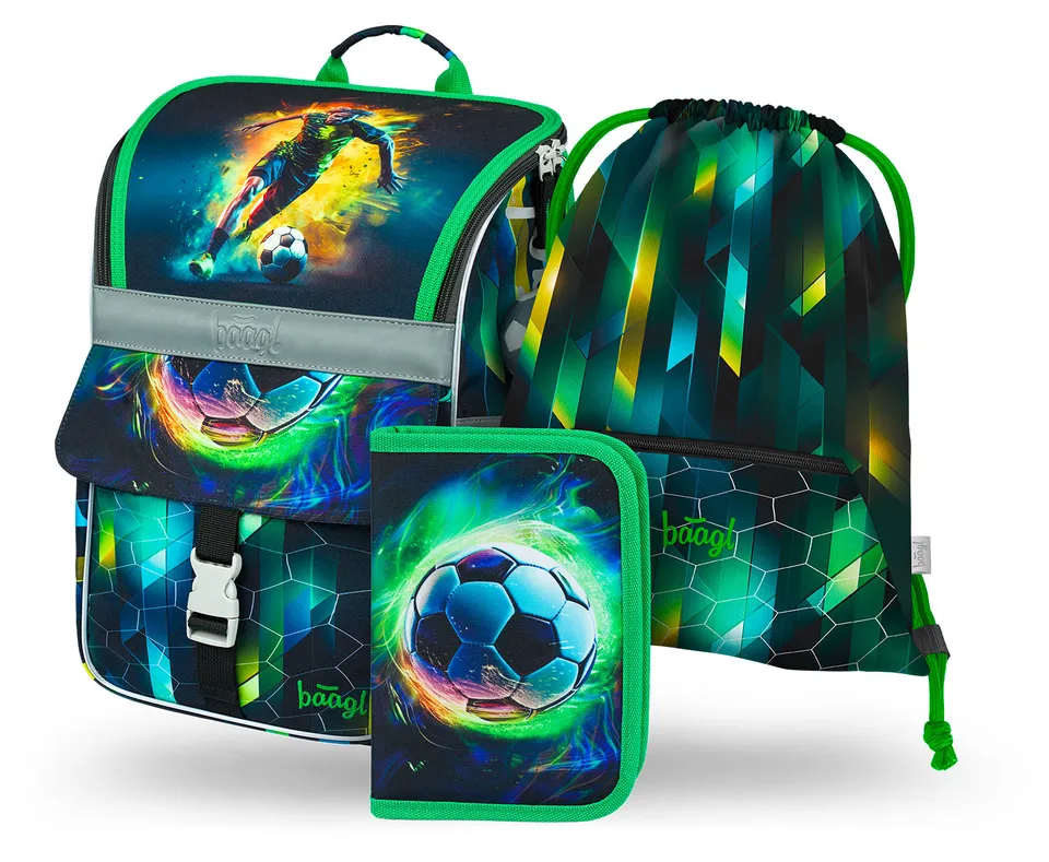 baagl-zippy-football-player-cartable-gar-on-foot-3-pi-ces image 1