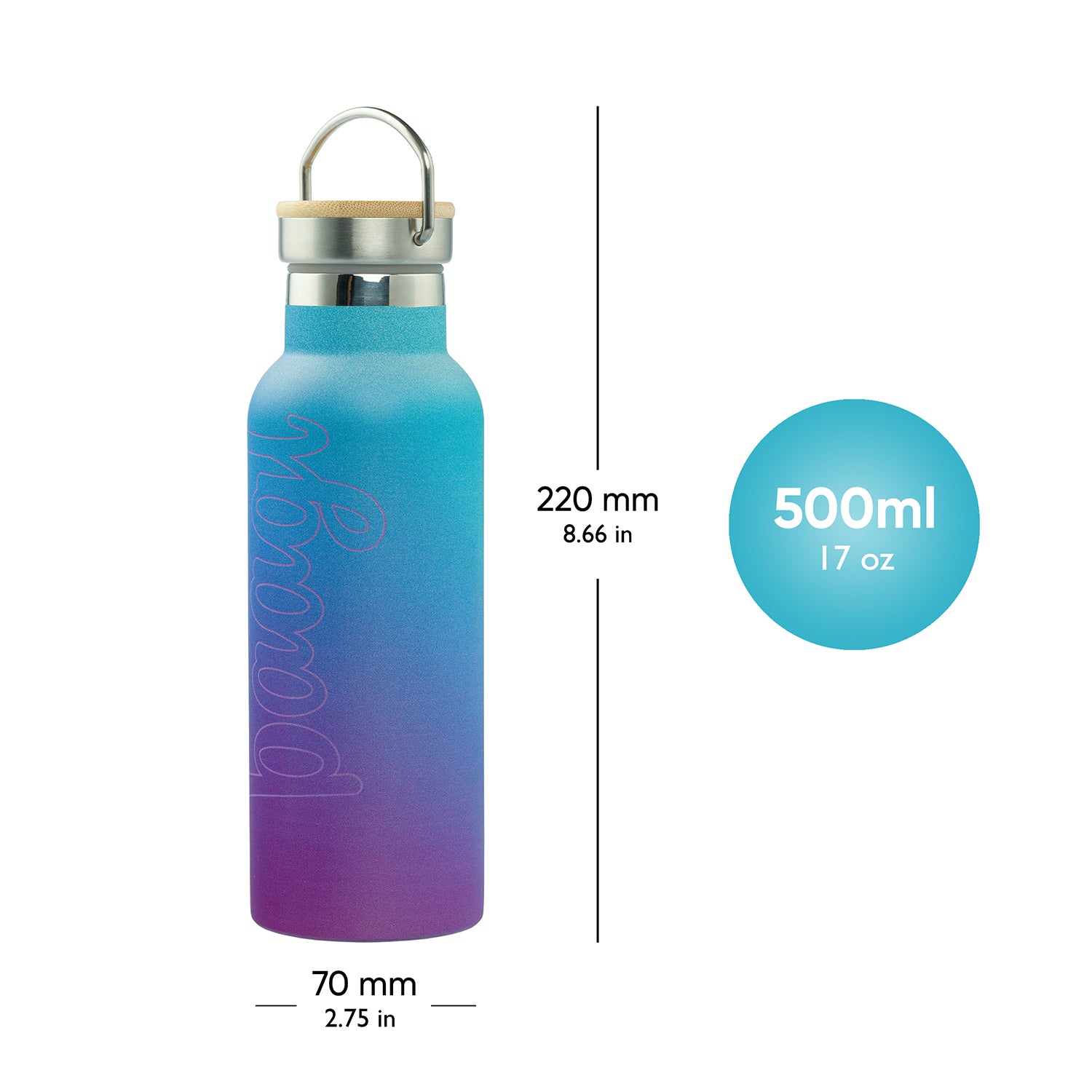 baagl-gradient-gourde-isotherme-inox-500-ml image 4