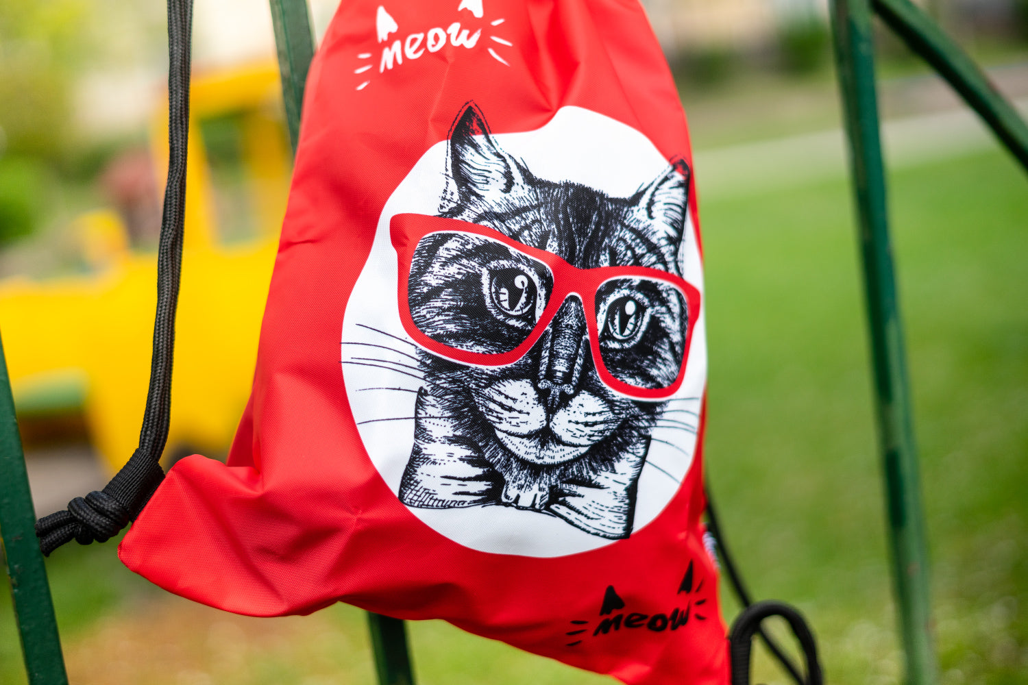 baagl-cat-sac-de-gym-enfant-motif-chat-lavable image 7