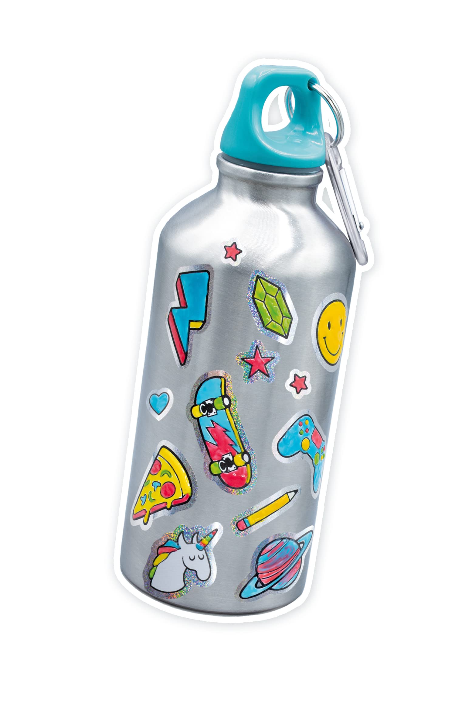 buki-fk001-gourde-diy-inox-400-ml-d-corer-stickers image 2