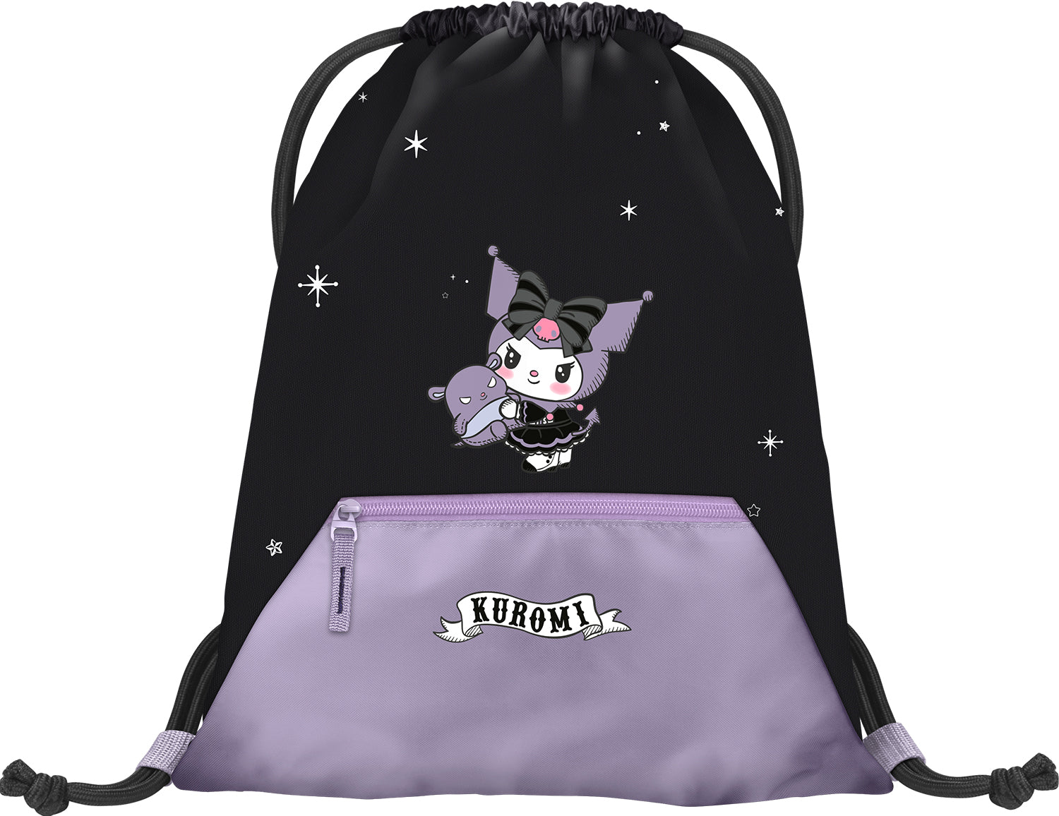 baagl-sac-de-gym-kuromi-fortune-dream-poche-zipp-e image 1