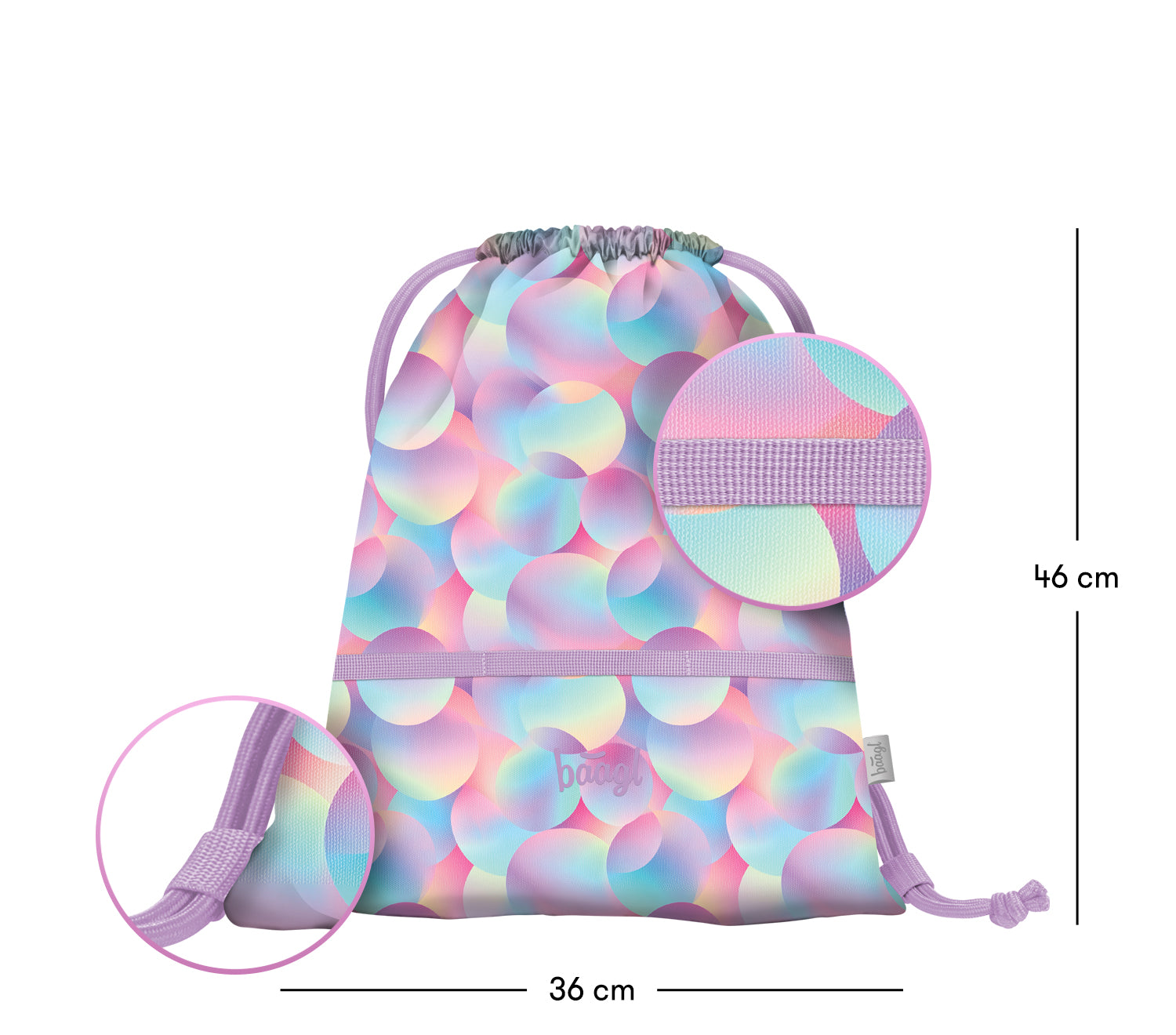 baagl-candy-sac-gym-enfant-lavable-mousqueton image 3