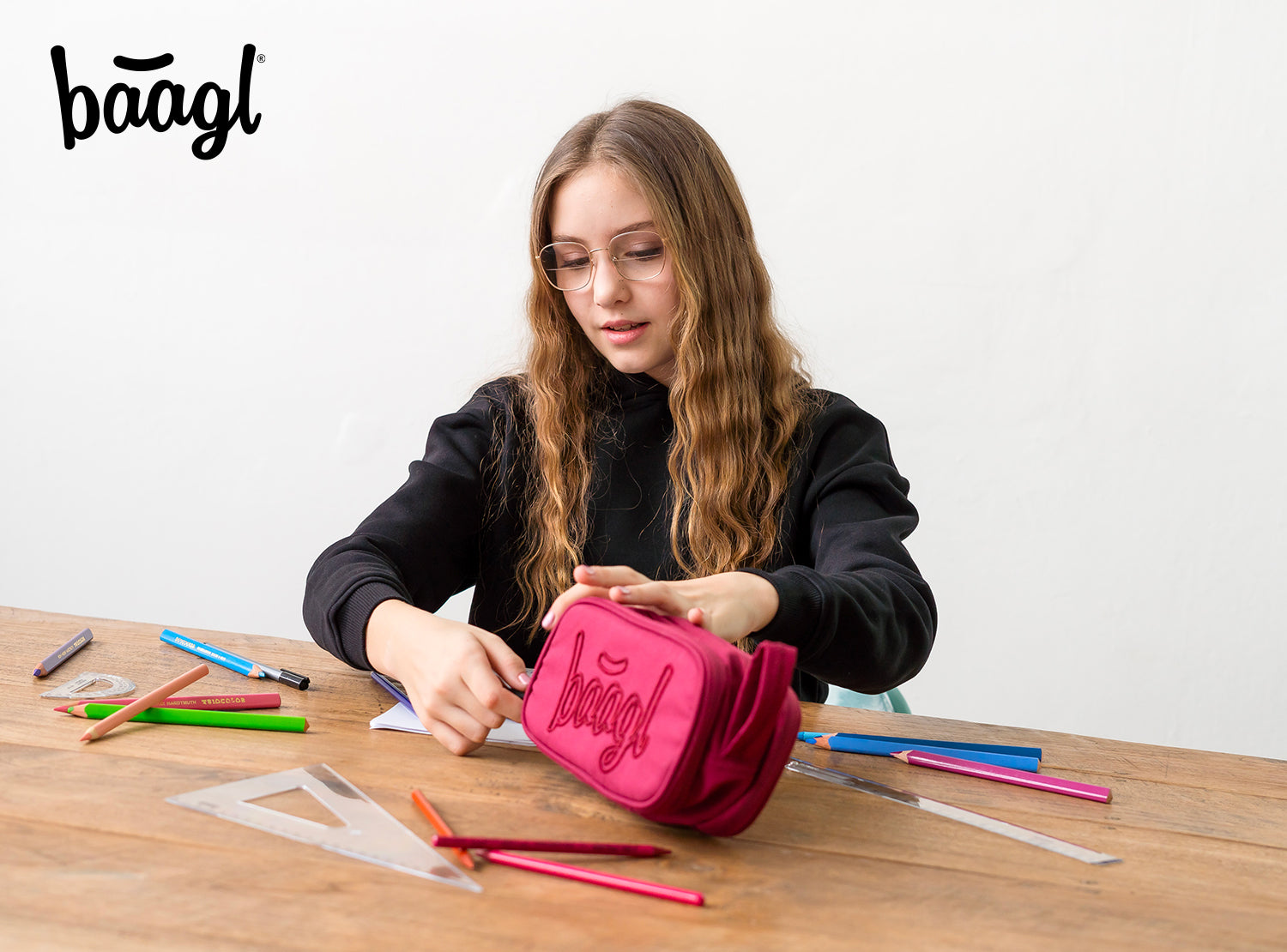 baagl-student-ruby-trousse-scolaire-3-compartiments-zipp-s image 7