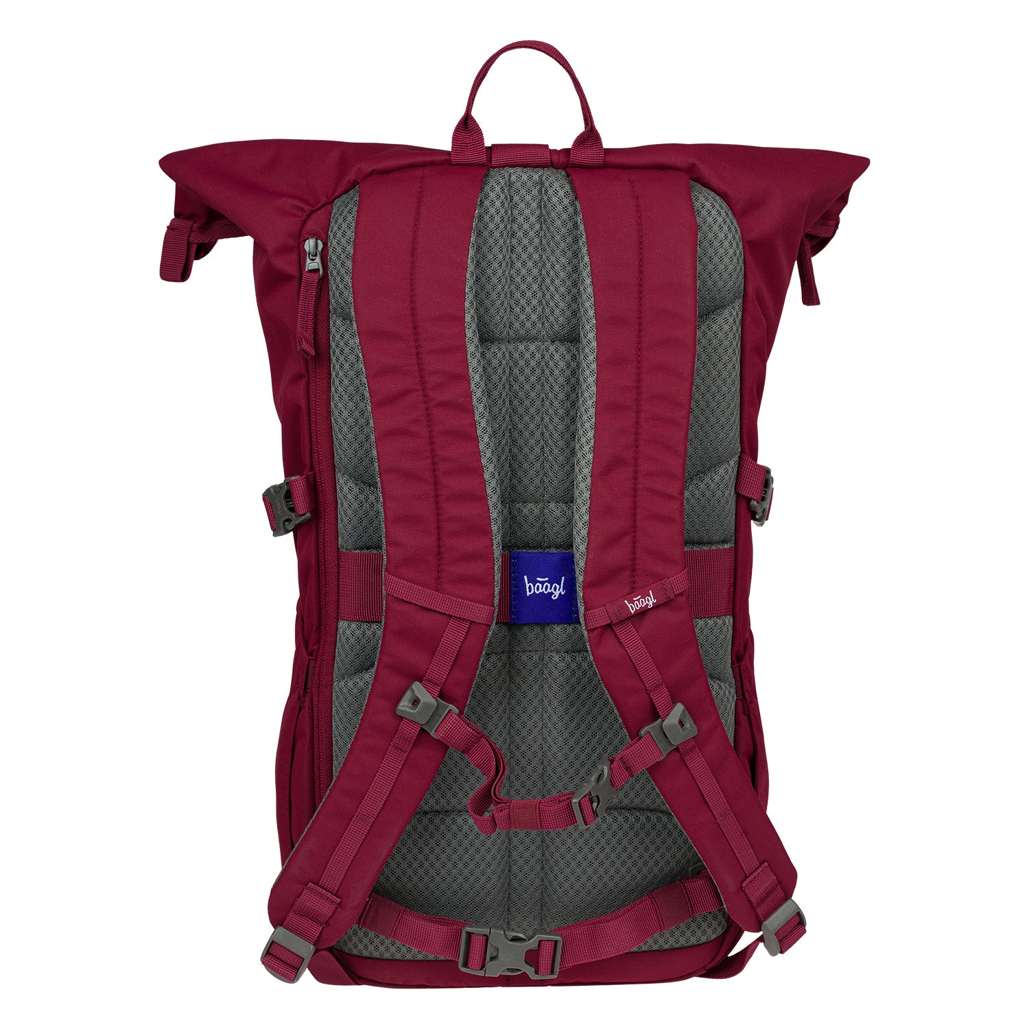 baagl-roll-sac-dos-burgundy-bordeaux-29-l-recycl image 3