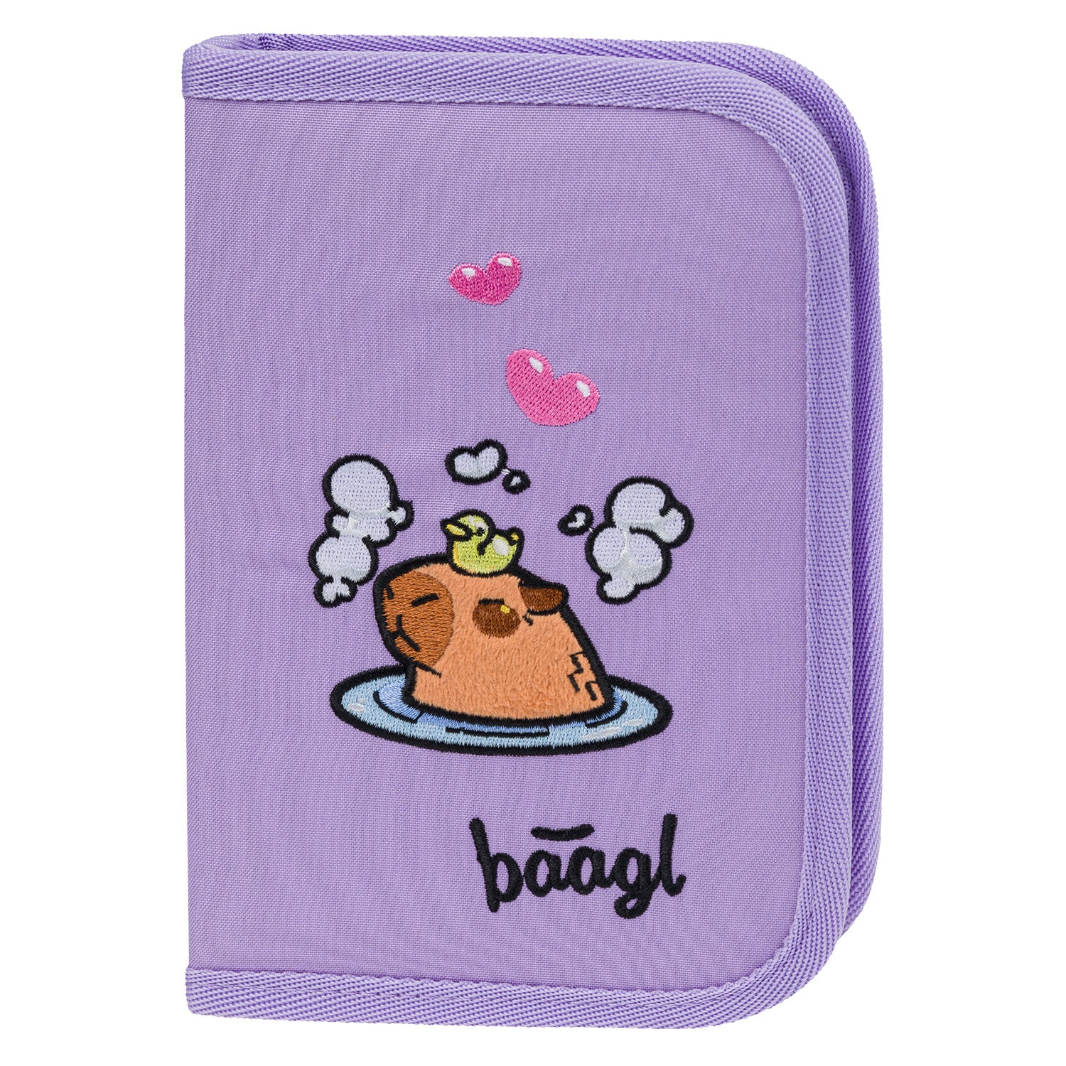 baagl-capybara-trousse-scolaire-1-compartiment-ykk image 1