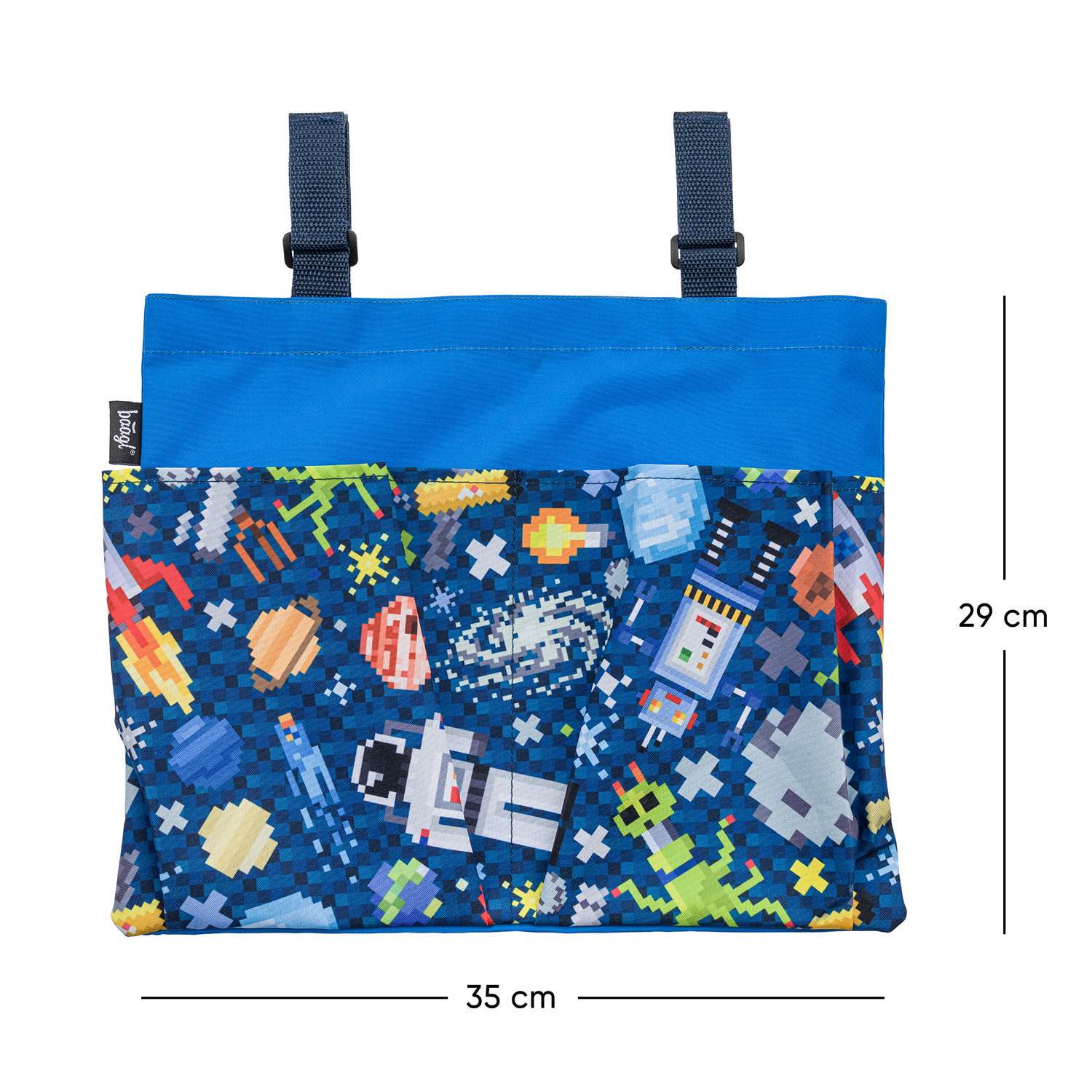 baagl-space-game-trousse-scolaire-organiseur-bureau-velcro image 3