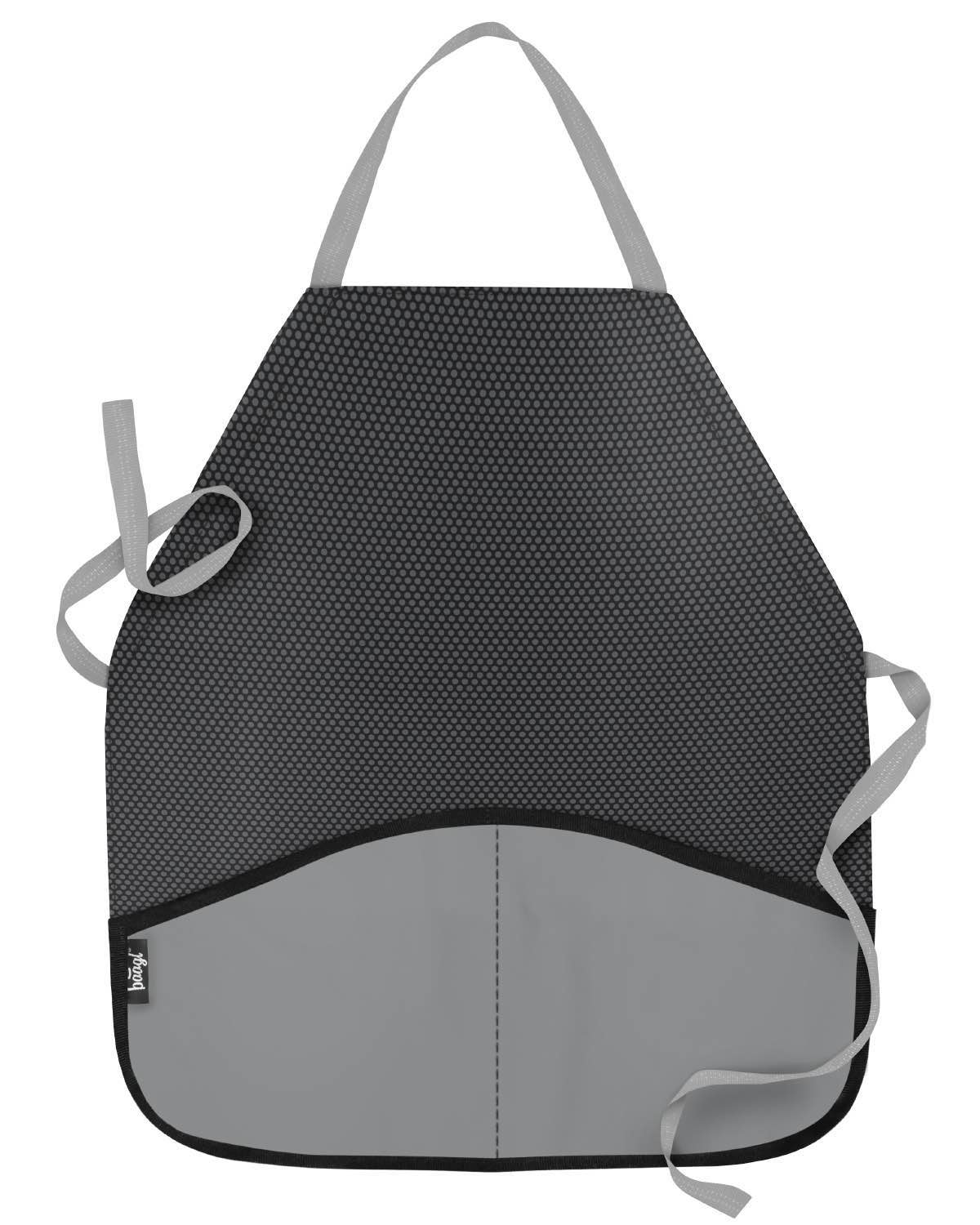 baagl-aprons-tablier-enfant-gris-lavable-2-poches image 1