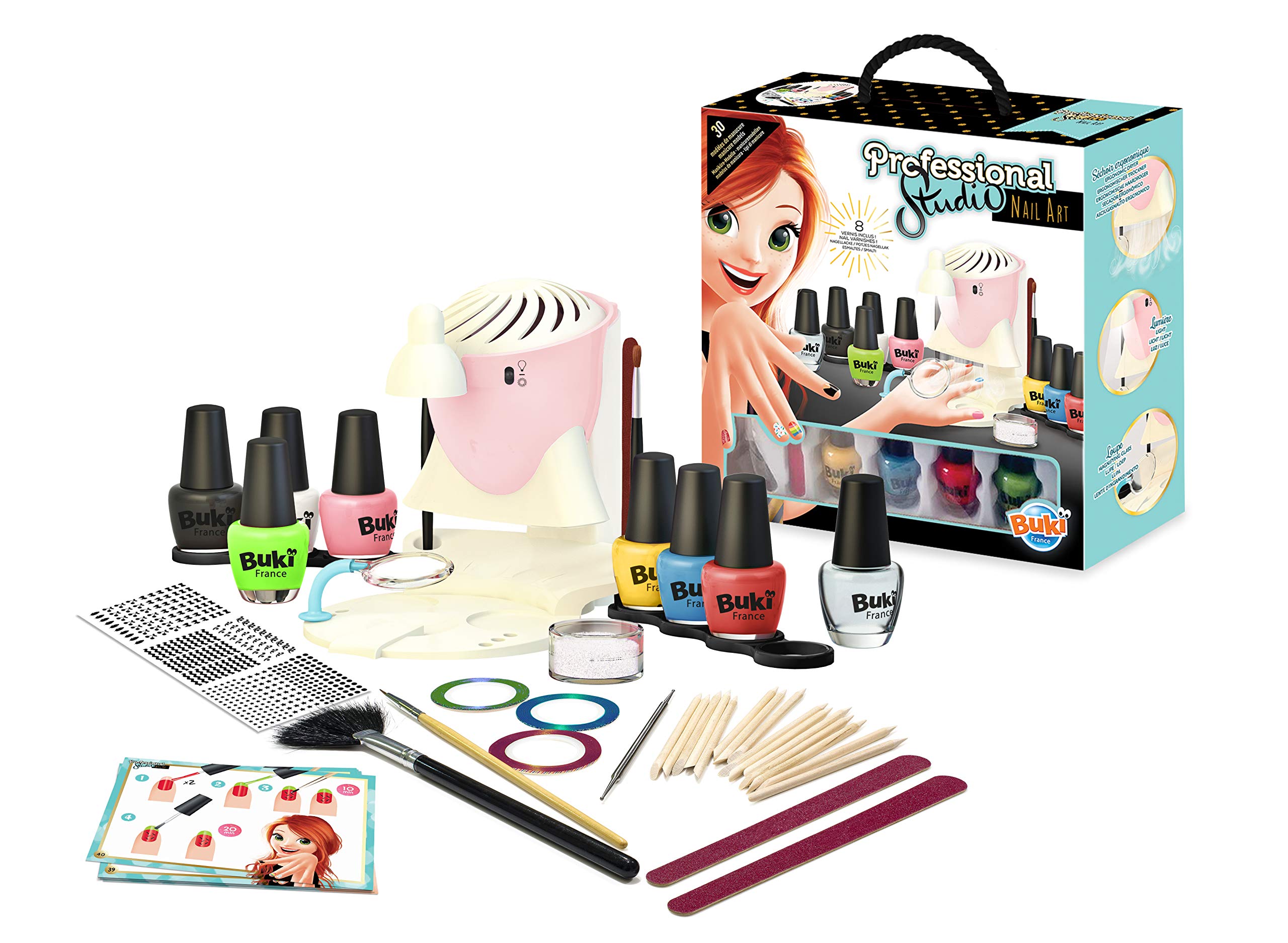 buki-5404-professional-studio-nail-art-coffret-manucure-d-s-8-ans image 1
