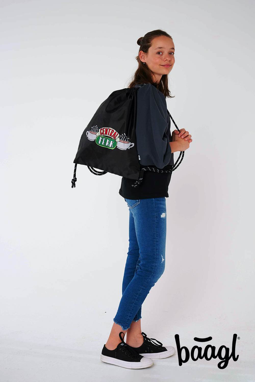 baagl-gym-sacks-central-perk-sac-gym-sac-chaussures-lavable image 4