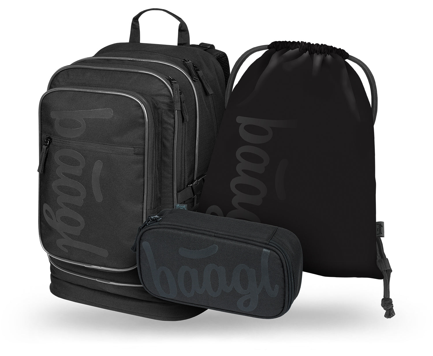 baagl-cubic-uni-black-ensemble-scolaire-noir-recycl image 1