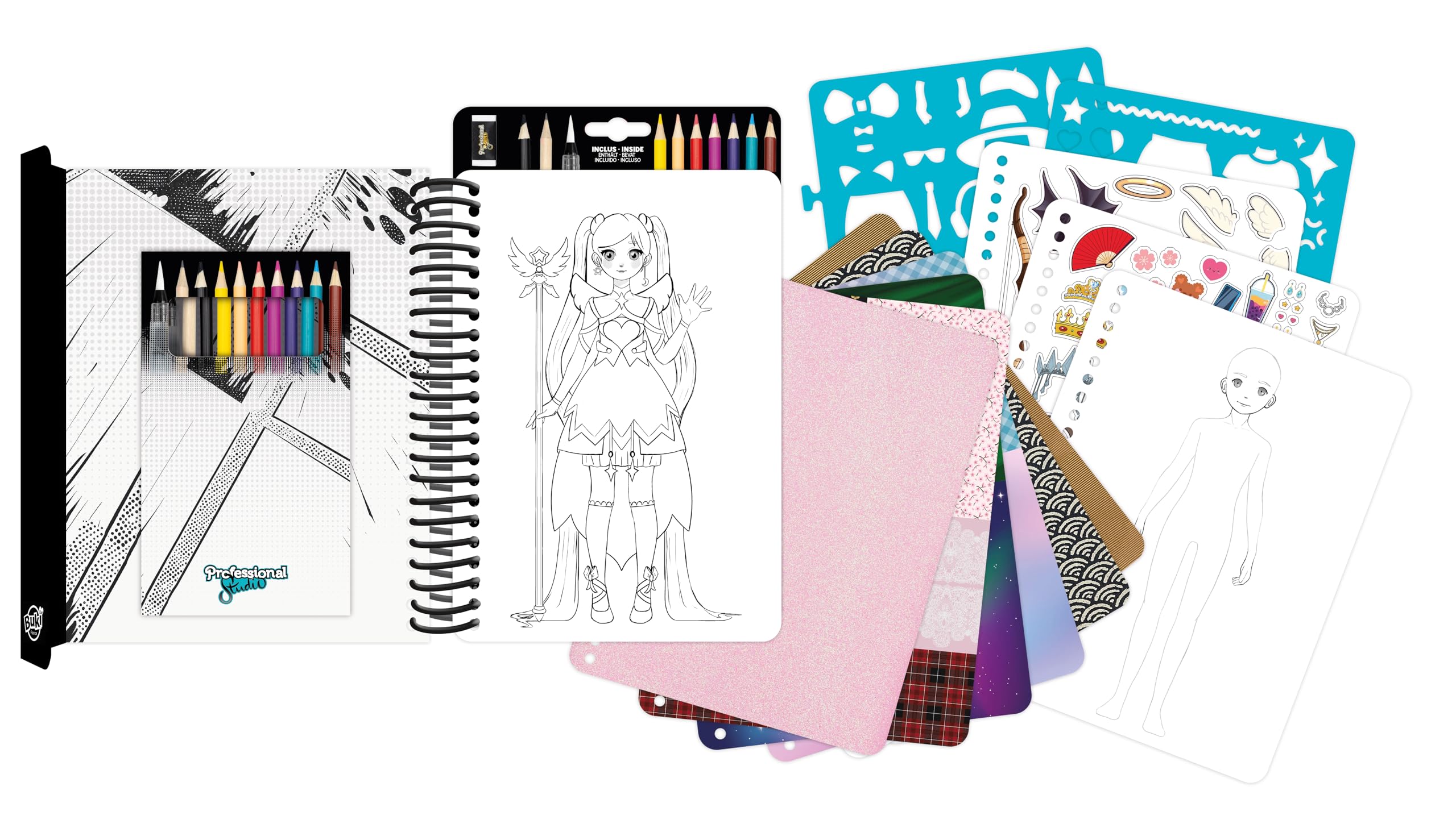 buki-carnet-de-mode-manga-cm201-carnet-dessin-a5-30-pages image 3