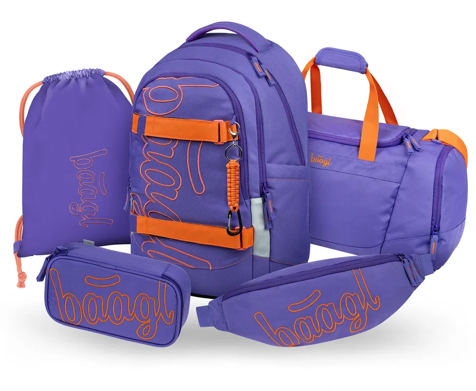 baagl-school-sets-ensemble-skate-max-orange-recycl image 1