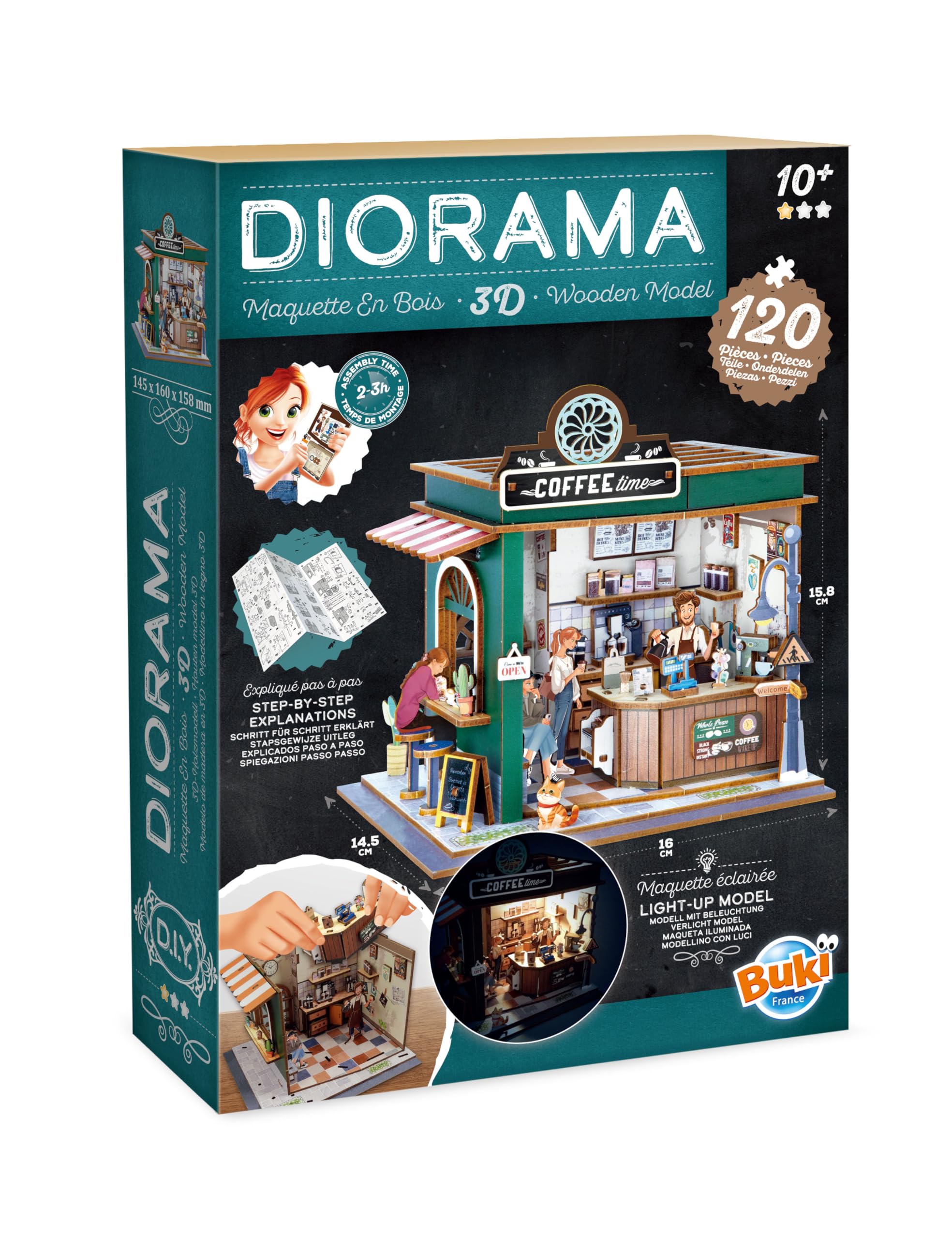 buki-diorama-68072-caf-miniature-bois-led-120-pi-ces-10-ans image 2