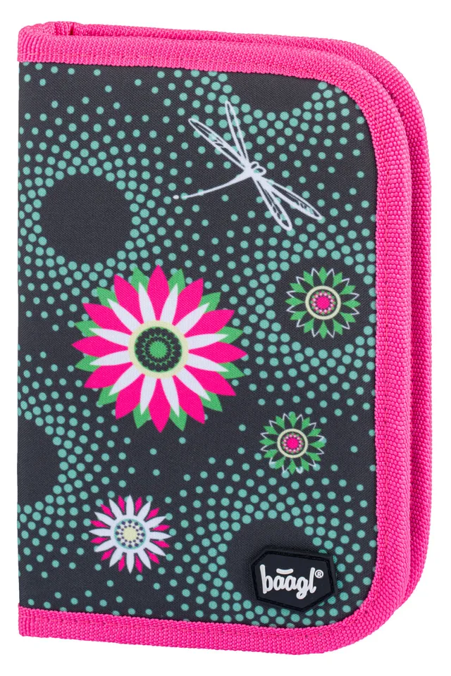 baagl-classic-flowers-trousse-rigide-vide-fleurs image 1