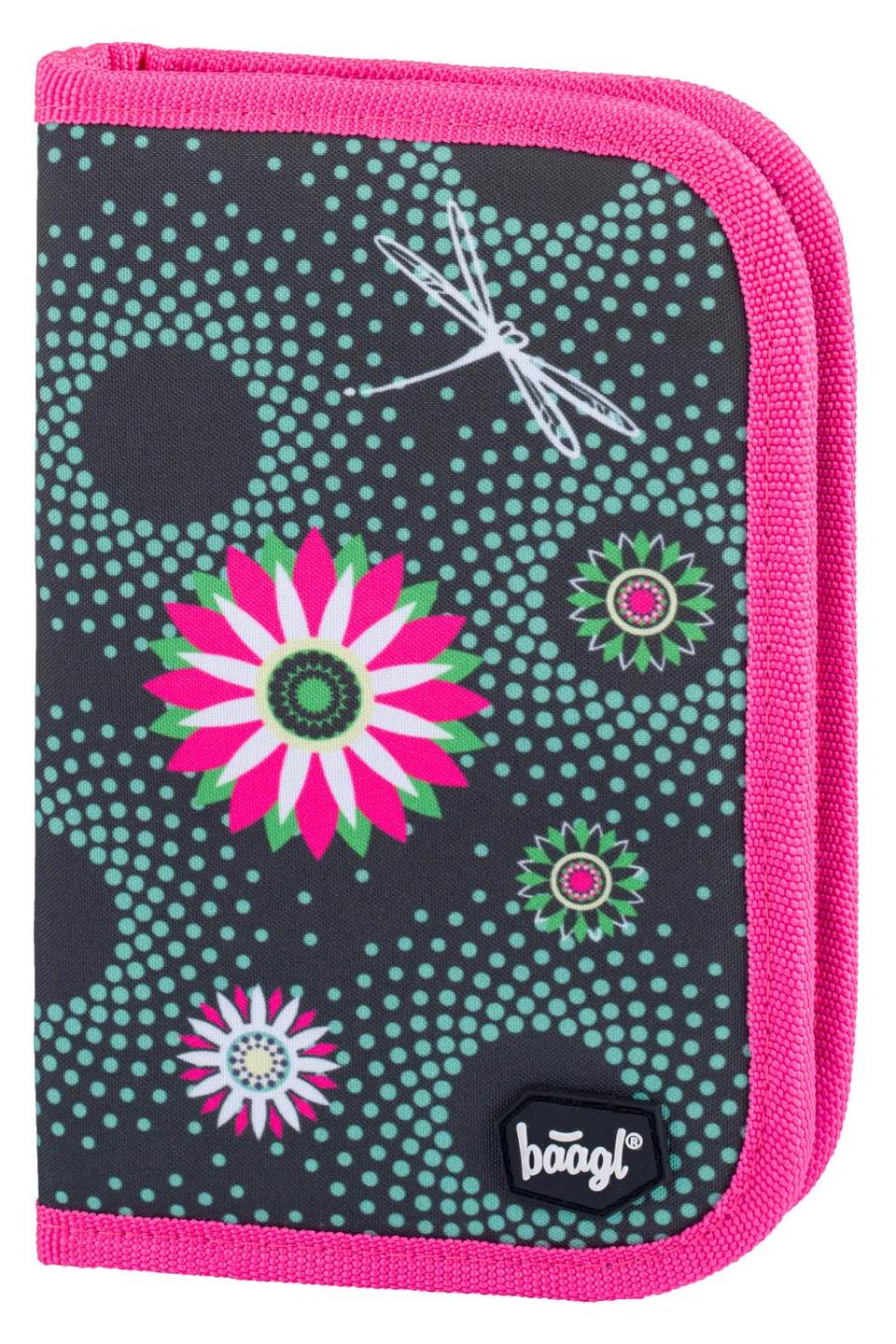 baagl-classic-flowers-trousse-rigide-vide-fleurs image 1