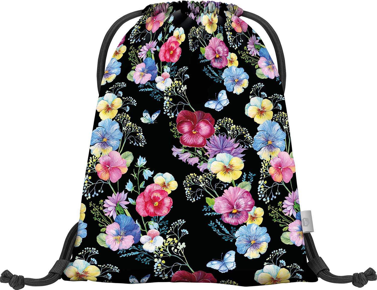 baagl-skate-flowers-sac-de-gym-logo-phosphorescent-lavable image 2