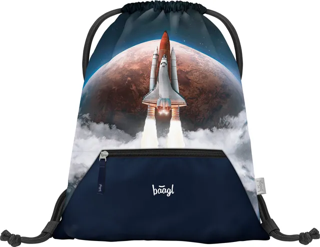 baagl-space-shuttle-sac-gym-enfant-poche-zipp-e image 1