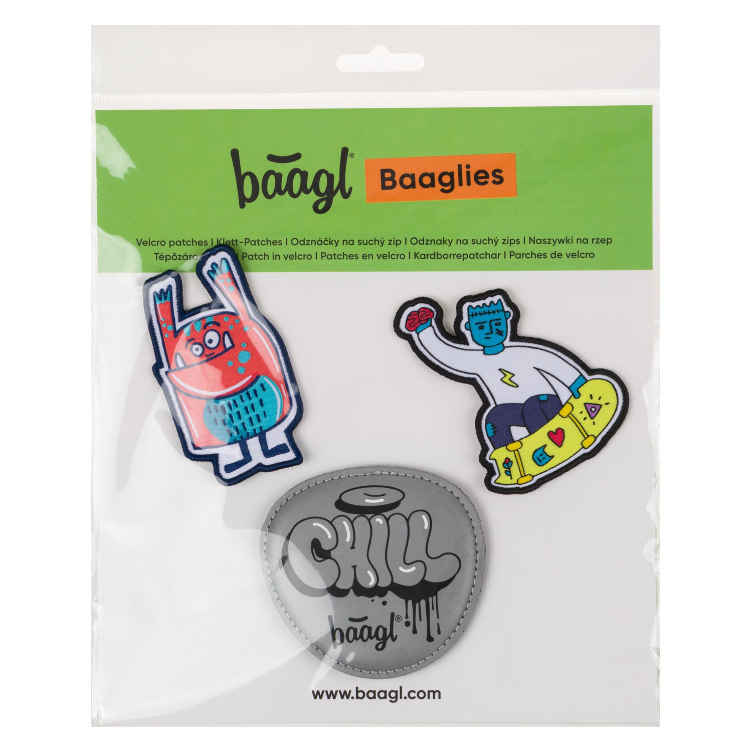 baagl-baaglies-patches-chill-hands-up-3-pcs-velcro image 4