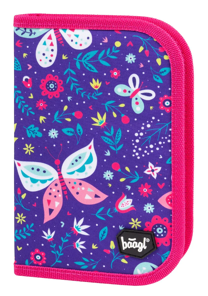 baagl-classic-butterfly-trousse-scolaire-papillon-vide image 1