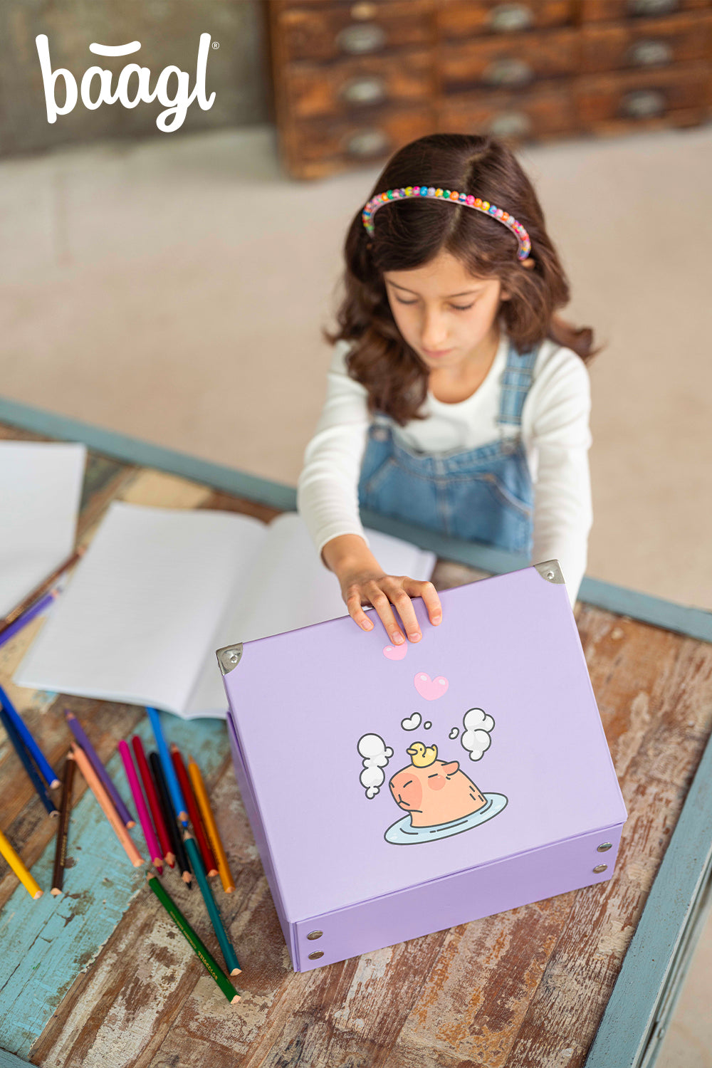 baagl-capybara-mallette-scolaire-pliable-valisette image 5