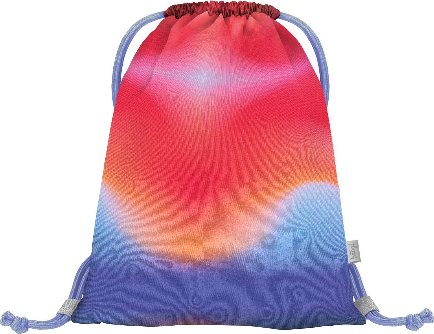 baagl-rainbow-red-sac-gym-enfant-poche-zipp-e image 2