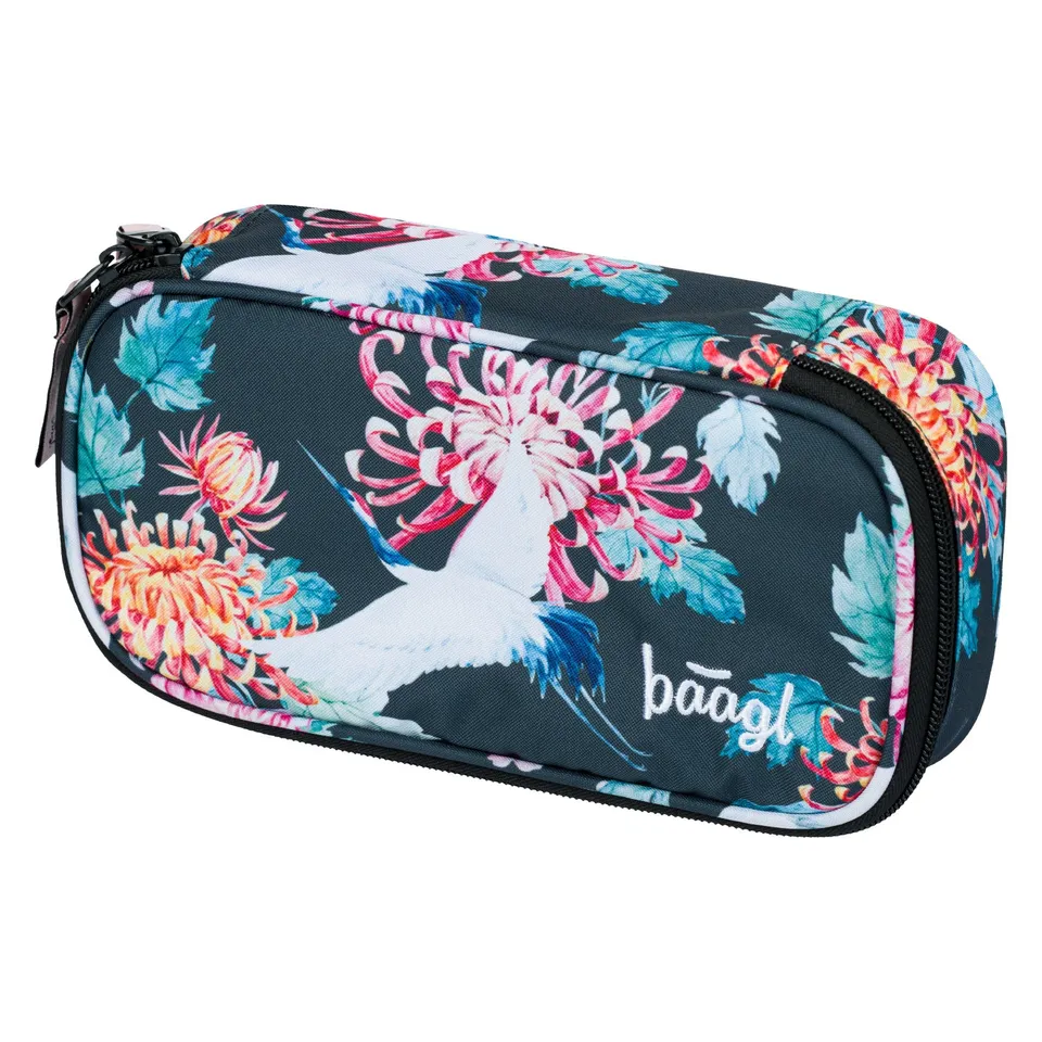 baagl-birds-trousse-scolaire-rigide-fille-vide image 1