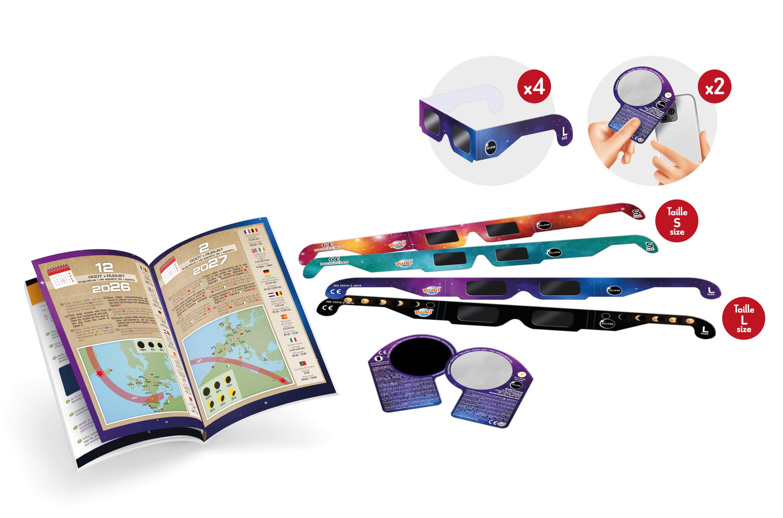 buki-espace-lunettes-clipse-solaire-family-pack-4-paires image 4