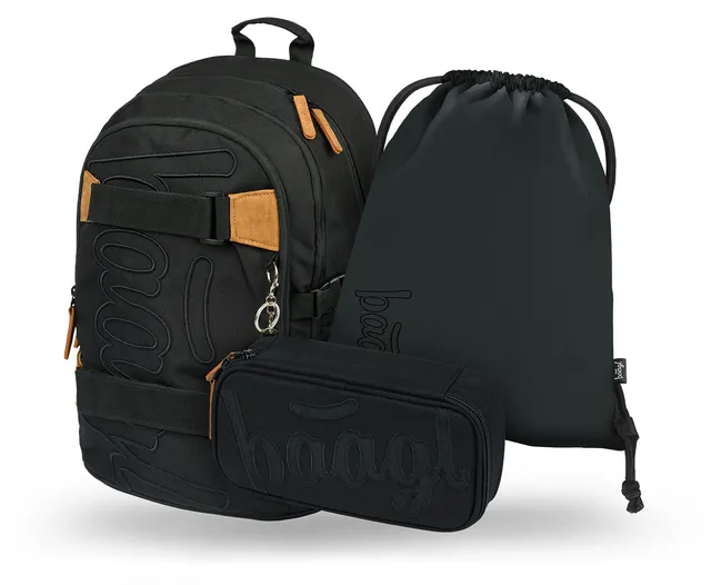 baagl-skate-darkness-ensemble-scolaire-3-pcs-sac-25-l-skateboard image 1