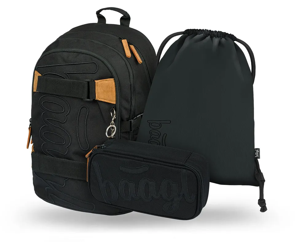 baagl-skate-darkness-ensemble-scolaire-3-pcs-sac-25-l-skateboard image 1