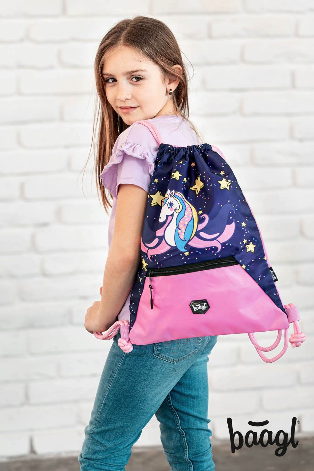 baagl-gym-sacks-sac-gym-licorne-poche-zip image 4