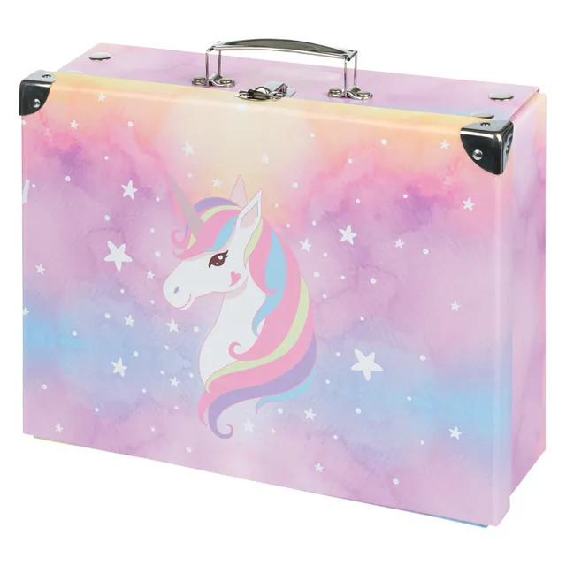 baagl-rainbow-unicorn-mallette-pliable-licorne image 1