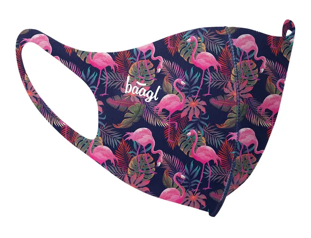 baagl-flamingo-masque-tissu-adulte-antibact-rien-flamant-rose image 1