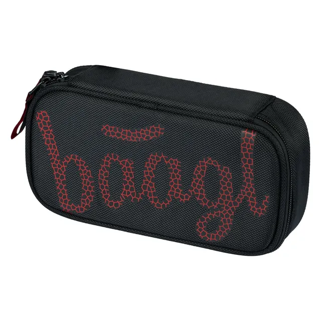 baagl-red-trousse-scolaire-enfant-rouge-rigide-vide image 1