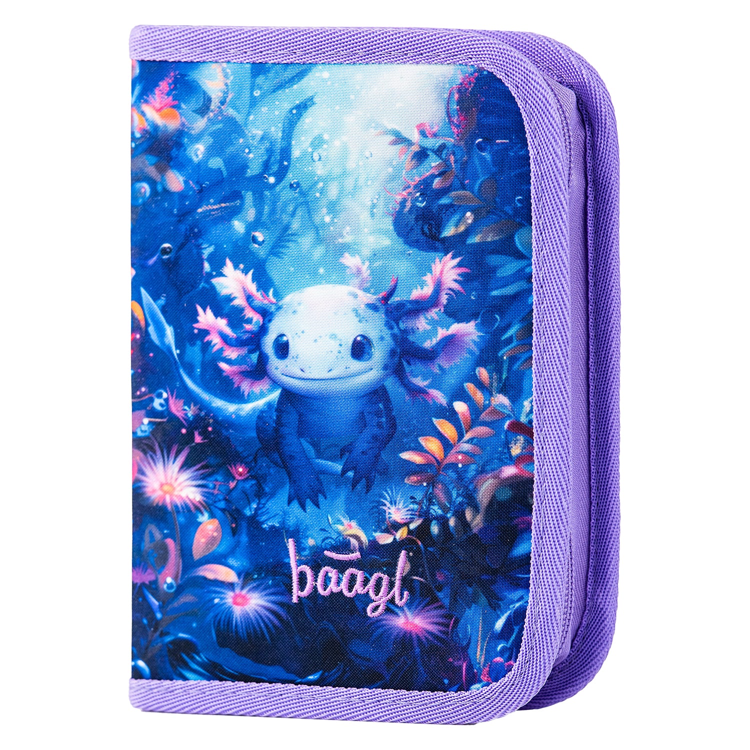 baagl-classic-axolotl-trousse-scolaire-1-tage-vide image 1