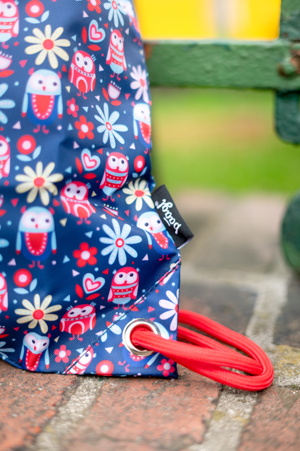 baagl-gym-sacks-sac-de-gym-happy-owls-hiboux image 4