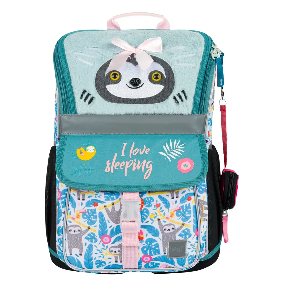 baagl-zippy-sloth-cartable-fille-rigide-18-litres-cp image 1