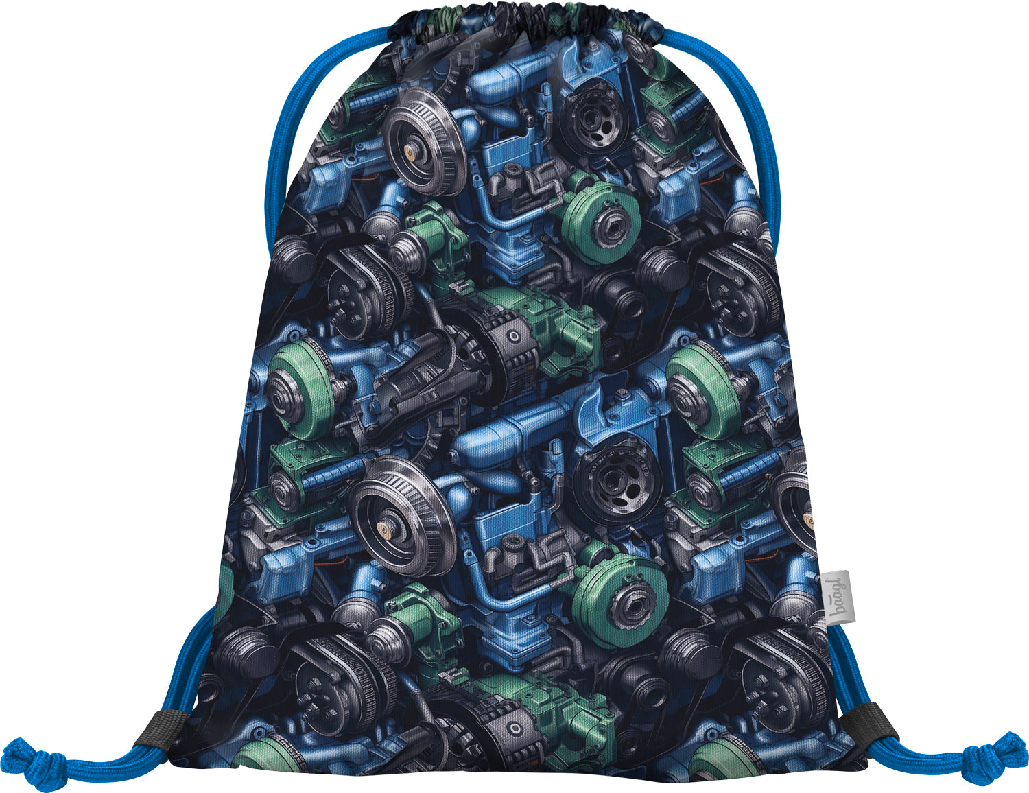 baagl-sac-de-gym-racing-car-avec-poche-zipp-e image 2