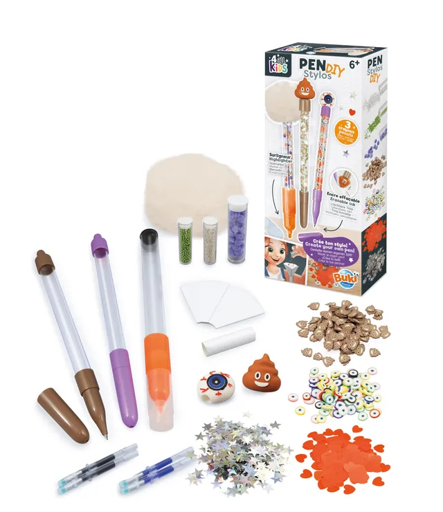 buki-cr-atif-et-beaut-fk023-kit-stylos-effa-ables-2-surligneur image 1
