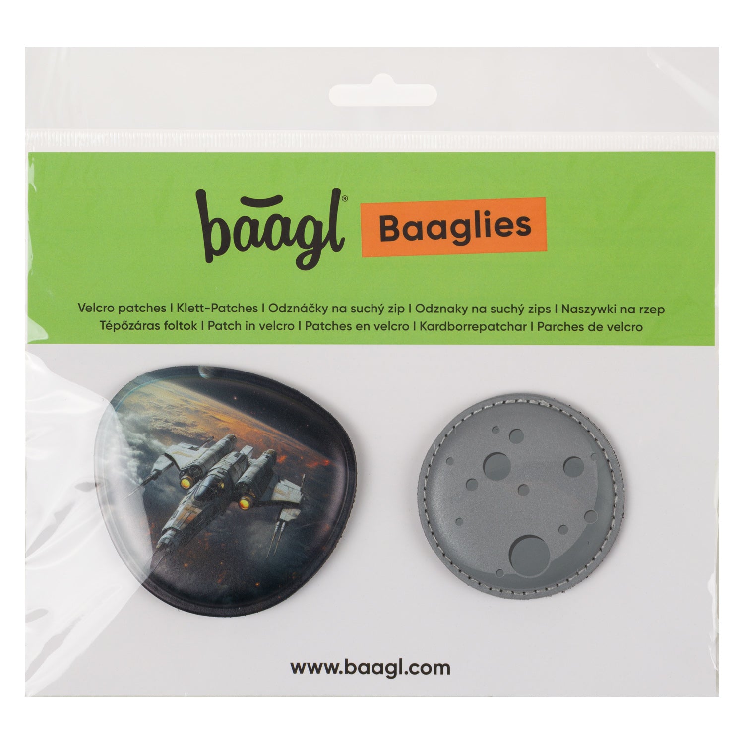 baagl-baaglies-universe-moon-patch-velcro-cartable-2-pcs image 4