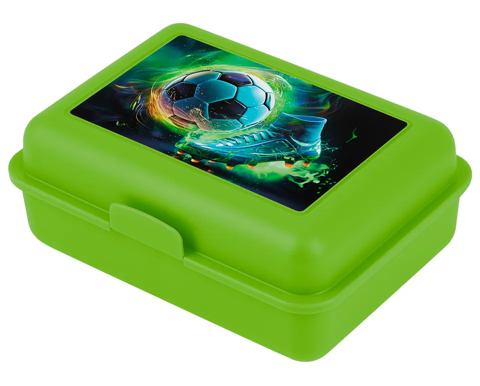 baagl-football-ball-lunch-box-verte-compartiment-ballon-foot image 1