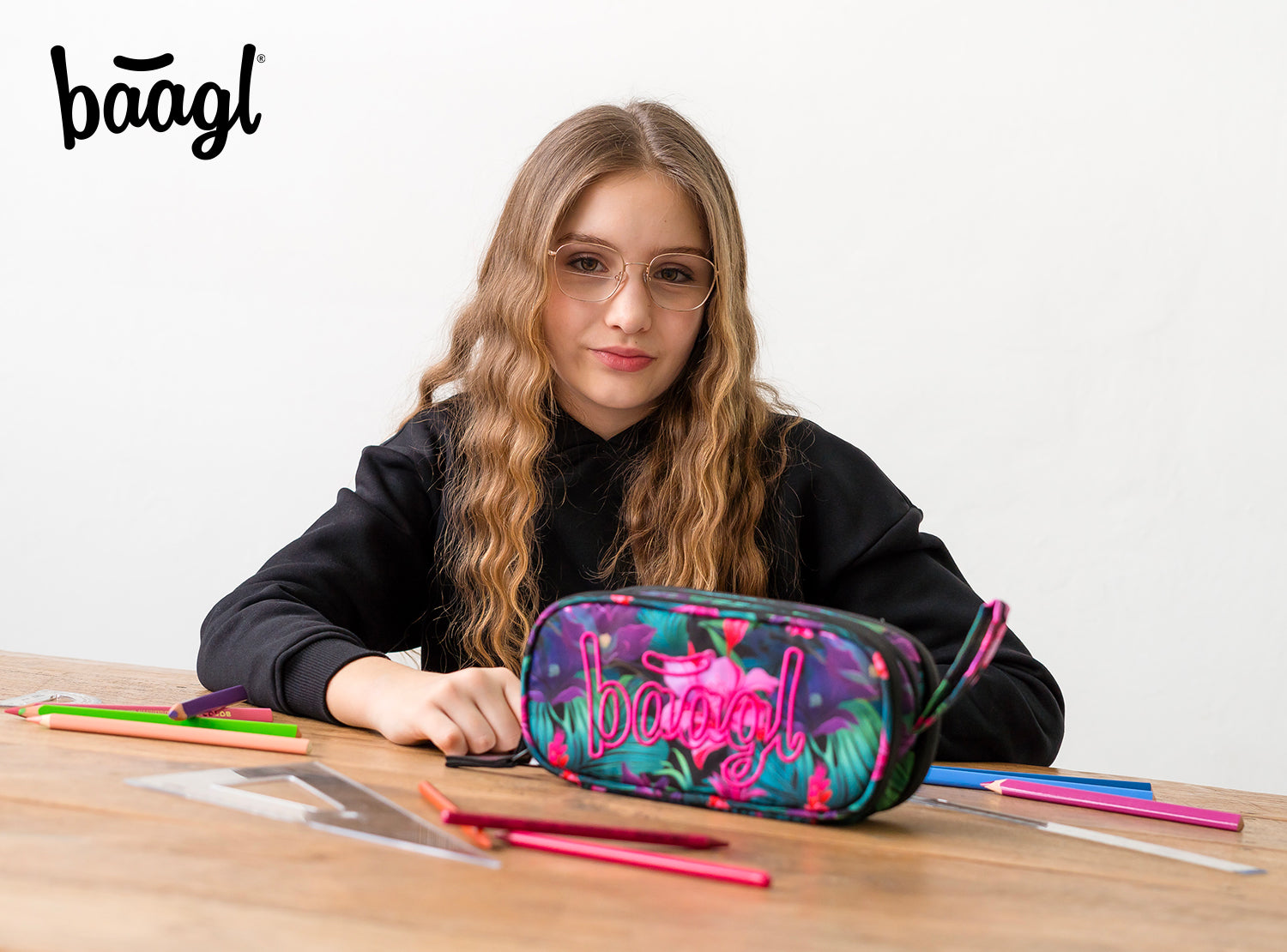 baagl-student-pencil-cases-paradise-trousse-3-zips-fille image 7