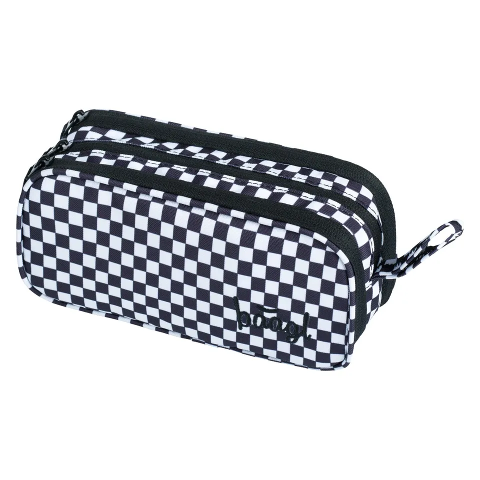 baagl-checked-trousse-tudiante-3-compartiments image 1